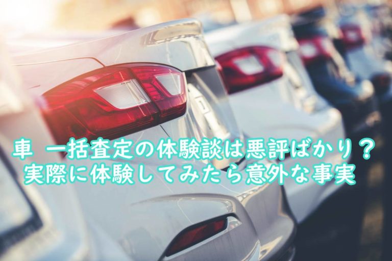 車 一括査定の体験談は悪評ばかり 実際に体験してみたら意外な事実 ラクカーアクセス